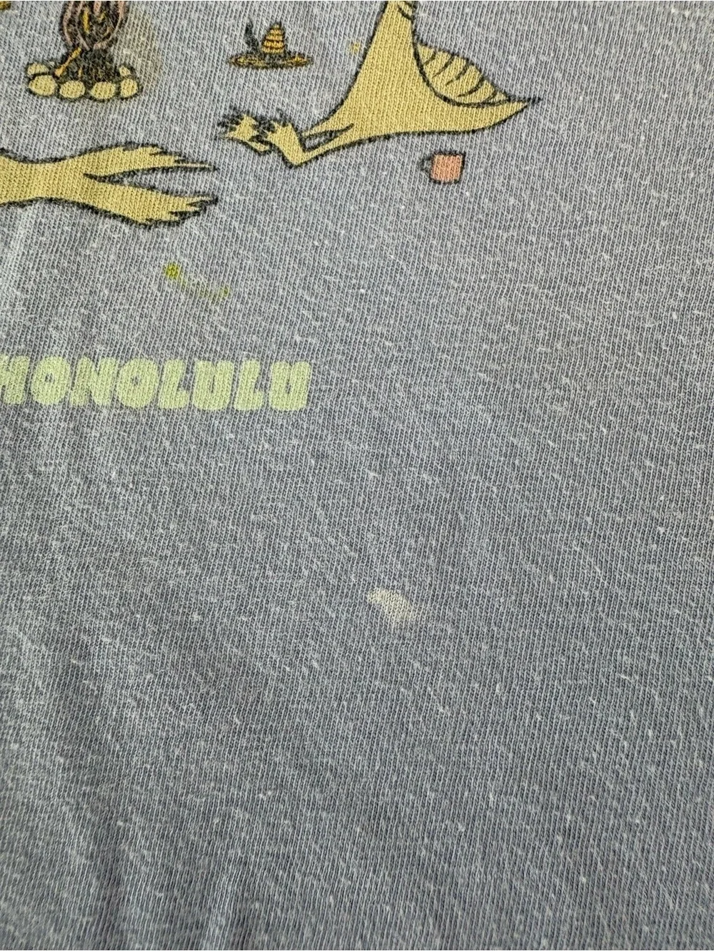 Patagonia Honolulu executive Seal Graphic Tee in Blue Sz: 3| Hawaii